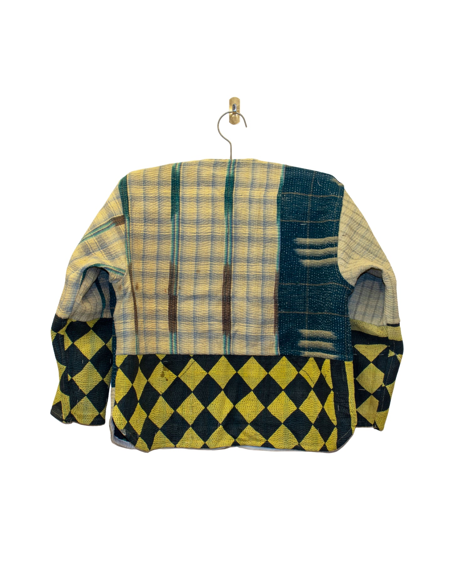 One-Of -A -Kind Reversible Hand Quilted Jacket- Cardigan Style