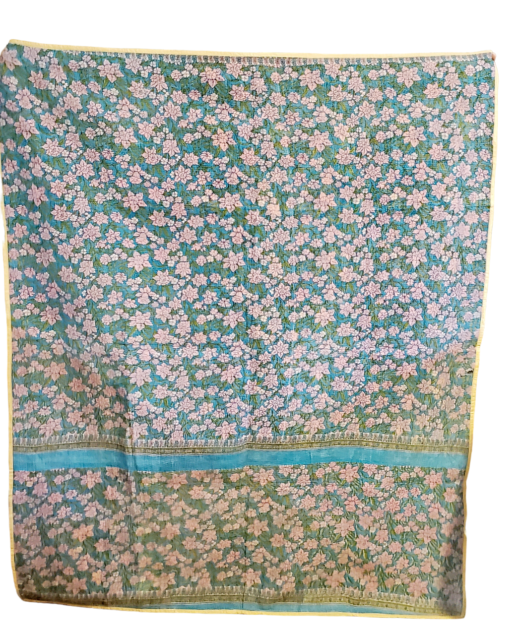 Kantha Baby Swaddle Blanket~ Pacific