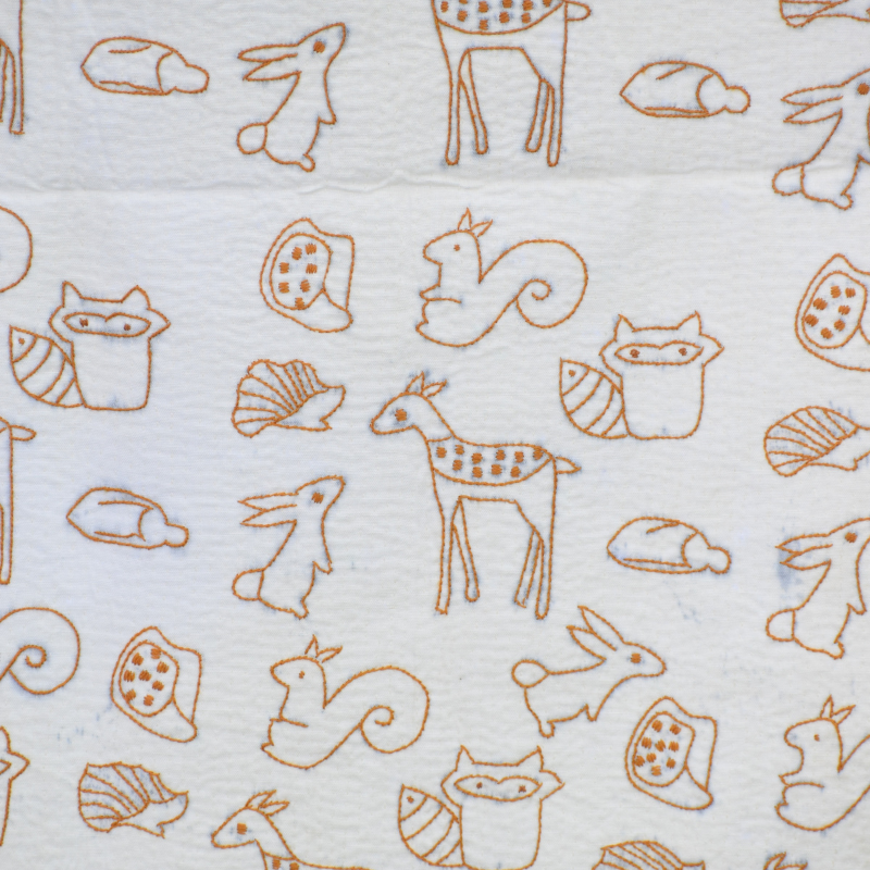 Doodle Little Creature Hand Embroidered Tapestry