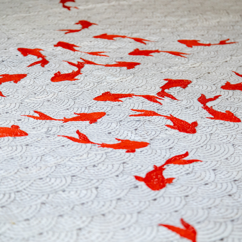 Hand Embroidery Art Quilt