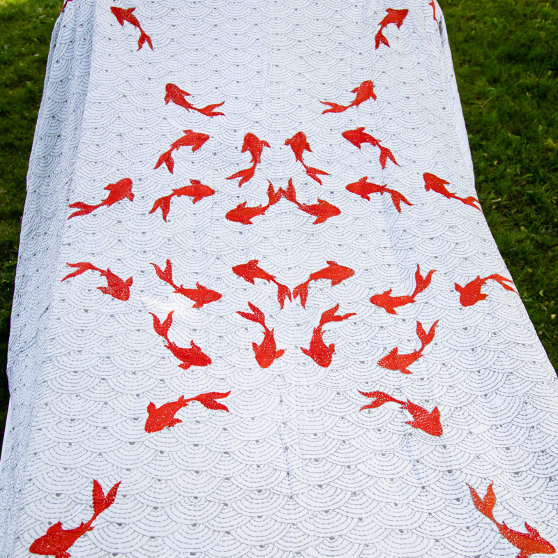 Hand Embroidery Art Quilt