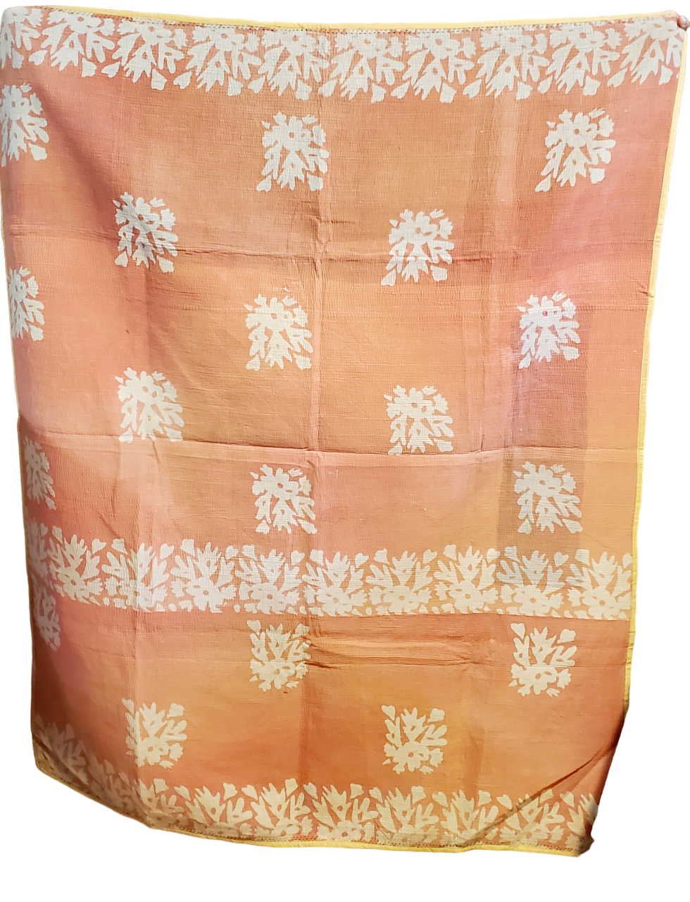 Kantha Baby Swaddle Blanket~ Daffodil